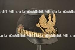 Tschako d officier de reserve de Jäger. Prussian light infantry reserve officer shako. Preussen Reserve Offizier Jager Tschako — miniature 11