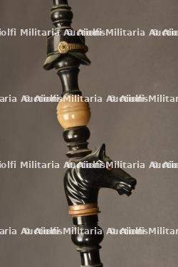 Pipe de reserviste du 11eme Chasseurs a pied de Marburg. German 11th light infantry porcelan reservist pipe. Marburg Jäger Bataillon Nr 11 Reservistenpfeife — miniature 2