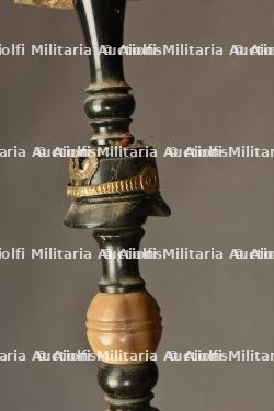 Pipe de reserviste du 11eme Chasseurs a pied de Marburg. German 11th light infantry porcelan reservist pipe. Marburg Jäger Bataillon Nr 11 Reservistenpfeife — miniature 3