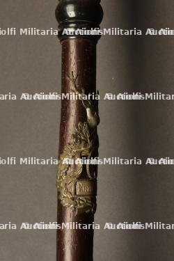 Pipe de reserviste du 11eme Chasseurs a pied de Marburg. German 11th light infantry porcelan reservist pipe. Marburg Jäger Bataillon Nr 11 Reservistenpfeife — miniature 9