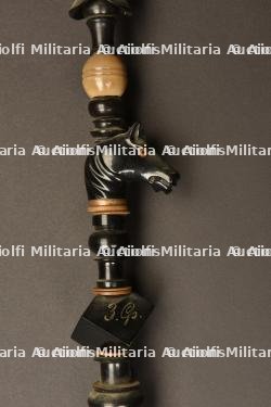 Pipe de reserviste du 11eme Chasseurs a pied de Marburg. German 11th light infantry porcelan reservist pipe. Marburg Jäger Bataillon Nr 11 Reservistenpfeife — miniature 11