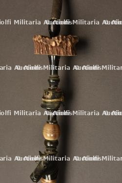 Pipe de reserviste du 11eme Chasseurs a pied de Marburg. German 11th light infantry porcelan reservist pipe. Marburg Jäger Bataillon Nr 11 Reservistenpfeife — miniature 14