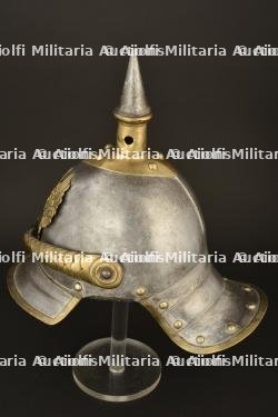 Casque de cuirassier prussien troupe modele 1853 modifie 1862. Franco Prussian war enlisted cuirassier spiked helmet. Preussen Kurassier Mannschaft Pickelhaube M1853-1862 — photo 13