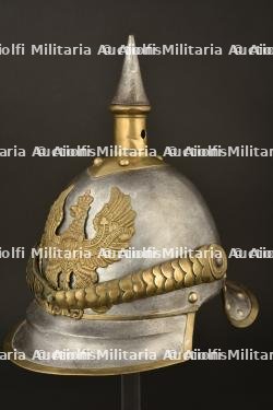 Casque de cuirassier prussien troupe modele 1853 modifie 1862. Franco Prussian war enlisted cuirassier spiked helmet. Preussen Kurassier Mannschaft Pickelhaube M1853-1862 — miniature 14