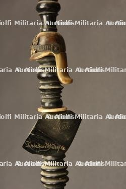 Pipe de reserviste du Kurassier Regiment Nr 4. German 4th cuirassier porcelan reservist pipe. Kurassier Regiment Nr 4 Reservistenpfeife — miniature 2