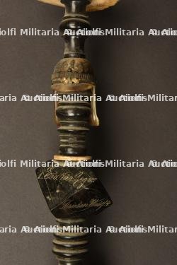 Pipe de reserviste du Kurassier Regiment Nr 4. German 4th cuirassier porcelan reservist pipe. Kurassier Regiment Nr 4 Reservistenpfeife — photo 7
