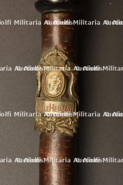 Pipe de reserviste du Kurassier Regiment Nr 4. German 4th cuirassier porcelan reservist pipe. Kurassier Regiment Nr 4 Reservistenpfeife — photo 9