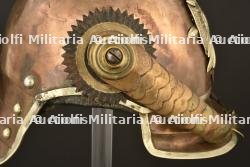 Casque de Garde du Corps modele 1867 en tenue de service. Prussian Garde du Corps spiked helmet pattern 1867. Garde du Corps Pickelhaube M1867 — miniature 7