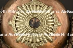 Casque de Garde du Corps modele 1867 en tenue de service. Prussian Garde du Corps spiked helmet pattern 1867. Garde du Corps Pickelhaube M1867 — miniature 14