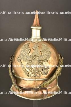 Casque de Garde du Corps modele 1862 67. Prussian Garde du Corps spiked helmet pattern 1862. Garde du Corps Pickelhaube M1862
