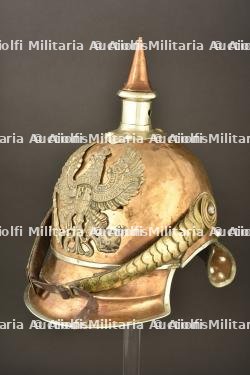 Casque de Garde du Corps modele 1862 67. Prussian Garde du Corps spiked helmet pattern 1862. Garde du Corps Pickelhaube M1862 — miniature 12