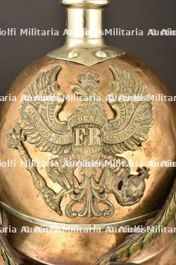 Casque de Garde du Corps modele 1862 67. Prussian Garde du Corps spiked helmet pattern 1862. Garde du Corps Pickelhaube M1862 — miniature 14