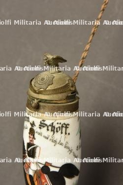 Pipe de reserviste de Garde du Corps. Scarce Garde du Corps porcelan reservist pipe.Seltene Garde du Corps Reservistenpfeife — photo 4