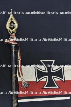 Drapeau imperial de veterans de l association der Stahlhelm. WW1 veteran association patriotic imperial flag. Kaiserliche Reichskriegsflagge der Stahlhelmbund — miniature 2