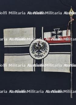 Drapeau imperial de veterans de l association der Stahlhelm. WW1 veteran association patriotic imperial flag. Kaiserliche Reichskriegsflagge der Stahlhelmbund — miniature 7