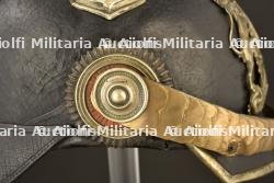 Casque a pointe d officier de Grenadier du Wurttemberg. Wurttemberg grenadier officer spiked helmet. Wurttemberg Grenadier Offizier Pickelhaube — photo 6
