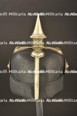 Casque a pointe d officier de Grenadier du Wurttemberg. Wurttemberg grenadier officer spiked helmet. Wurttemberg Grenadier Offizier Pickelhaube — photo 8