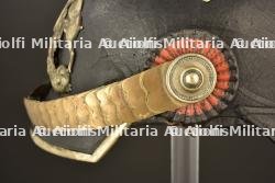 Casque a pointe d officier de Grenadier du Wurttemberg. Wurttemberg grenadier officer spiked helmet. Wurttemberg Grenadier Offizier Pickelhaube — miniature 9