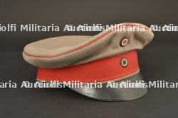 Schirmmutze feldgrau d officier d infanterie prussien. WW1 field grey infantry officer visor cap. Feldgraue Infanterie Offizier Infanterie Schirmmutze — miniature 8
