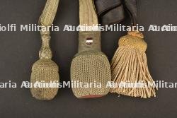 Lot de dragonnes et Faustriemen. Lot of german and austrian sword knots. Konvolut Troddeln und Faustriemen — photo 3