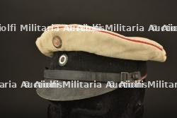 Schirmmutze d ete pour sous officier Pionier ou Artillerie. WW1 prussian engineer or artillery summer visor cap. Sommer Schirmmutze fur Offiziere Pionier und Artillerie — photo 6
