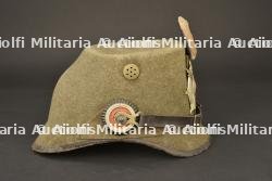 Tschako ersatz en feutre de sous officier de Jäger, Schutzen ou Mitrailleur de la Garde. WW1 Prussian guard light infantry ersatz felt shako. Garde Jäger, Schutzen oder Maschinengewehrtruppen Ersatz Tschako — miniature 5