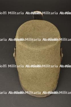 Tschako ersatz en feutre de sous officier de Jäger, Schutzen ou Mitrailleur de la Garde. WW1 Prussian guard light infantry ersatz felt shako. Garde Jäger, Schutzen oder Maschinengewehrtruppen Ersatz Tschako — miniature 6