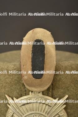 Tschako ersatz en feutre de sous officier de Jäger, Schutzen ou Mitrailleur de la Garde. WW1 Prussian guard light infantry ersatz felt shako. Garde Jäger, Schutzen oder Maschinengewehrtruppen Ersatz Tschako — miniature 11