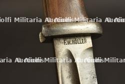 Baïonnette allemande pour K98k fabriquée par Höller en 1939 — photo 3