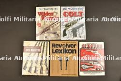 Lot mixte de cinq livres US Civil War / Weapons.