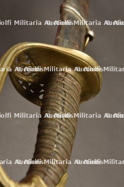Épée d'état-major de guerre civile et d'officier de terrain modèle 1860 non réglementaire — photo 2