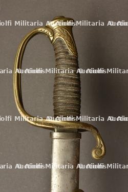 Épée d'état-major de guerre civile et d'officier de terrain modèle 1860 non réglementaire — miniature 5