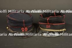 Képis du 20ème régiment d'artillerie de Poitiers
