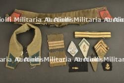 Ensemble de tissu et pattes de col France 40
