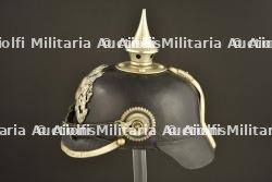 Casque à pointe troupe 1896 de réserviste de Pionier bavarois — photo 6