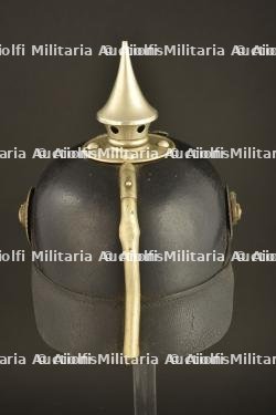 Casque à pointe troupe 1896 de réserviste de Pionier bavarois — miniature 7