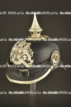 Casque à pointe troupe 1896 de réserviste de Pionier bavarois — miniature 11