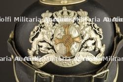 Casque à pointe troupe 1896 de réserviste de Pionier bavarois — miniature 12