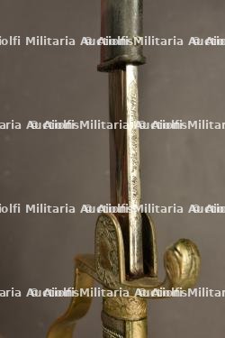 Sabre d'officier bavarois tête de lion d'un fabricant de Metz — photo 2