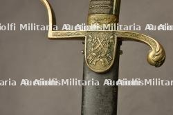 Sabre d'officier bavarois tête de lion d'un fabricant de Metz — miniature 6