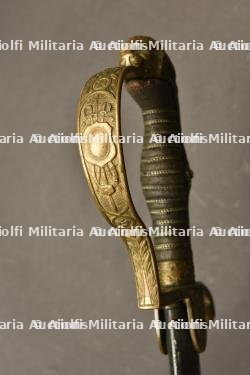 Sabre d'officier bavarois tête de lion d'un fabricant de Metz — miniature 7