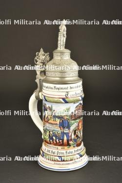 Chope de réserviste d'un tambour du 18ème régiment bavarois de Landau — photo 6
