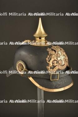 Casque à pointe 1896 de réserviste bavarois du 22 iR — miniature 9