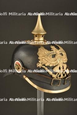 Casque à pointe 1895 Peninsula Waterloo du Fusilier Regiment 73 de Hannovre — miniature 10
