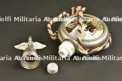 Gourde de réserviste en porcelaine pour le 7ème régiment de Uhlans — photo 3