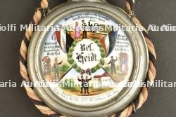 Gourde de réserviste en porcelaine pour le 7ème régiment de Uhlans — photo 4