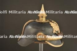 Casque à pointe modèle 1895 de la 15ème Train Abteilung de Strasbourg Alsace — photo 8