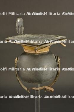 Tschapka de uhlan troupe prussien maillechort avec Parade Rabatte — photo 9