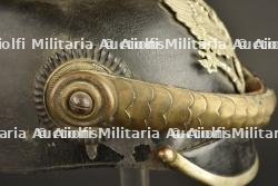 Tschapka de uhlan troupe prussien maillechort avec Parade Rabatte — miniature 16