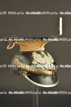 Tschapka de uhlan troupe prussien maillechort avec Parade Rabatte — photo 18